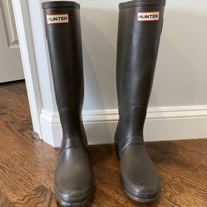 Hunter Boots - Charcoal Gray Matte